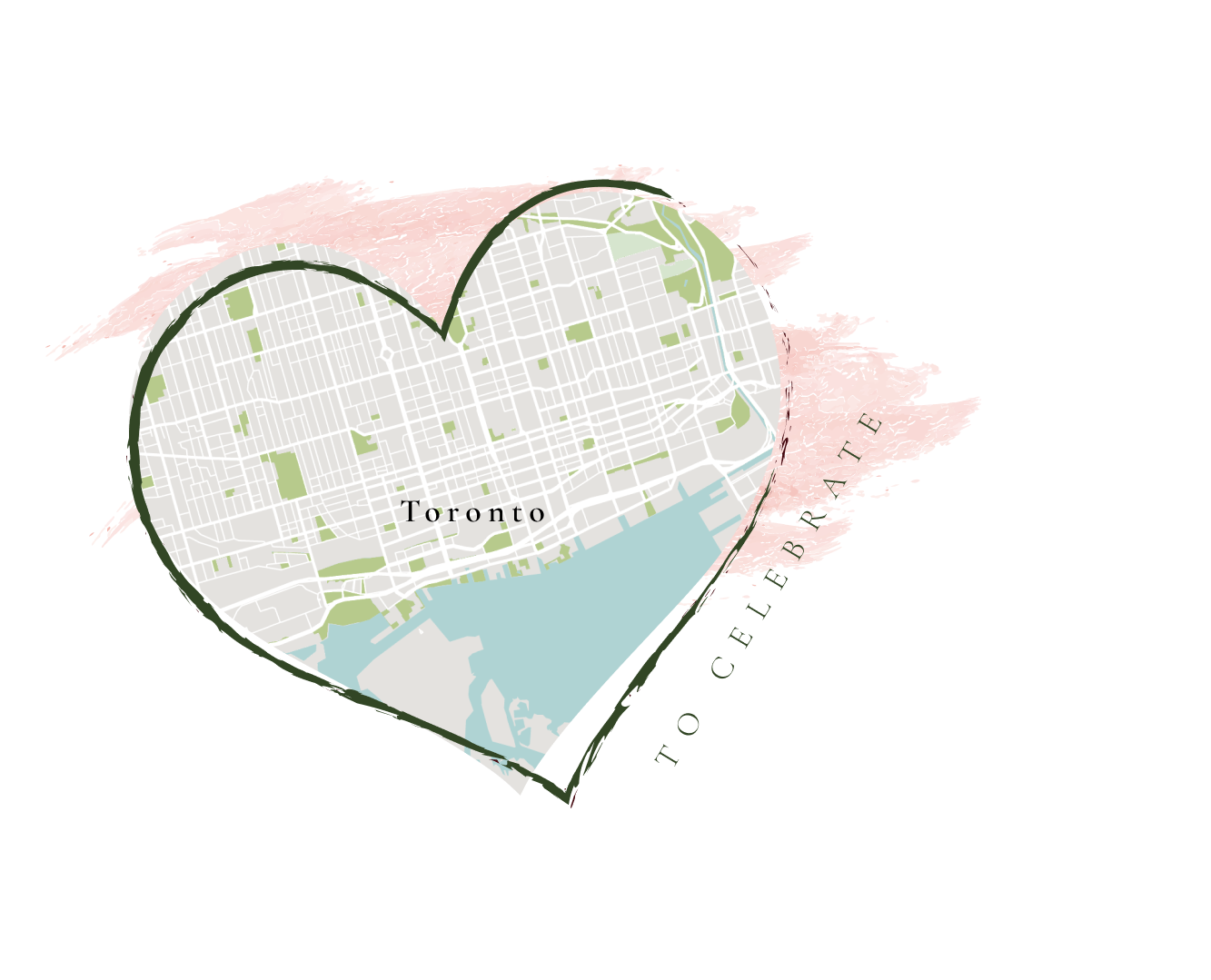 Heart map of Toronto